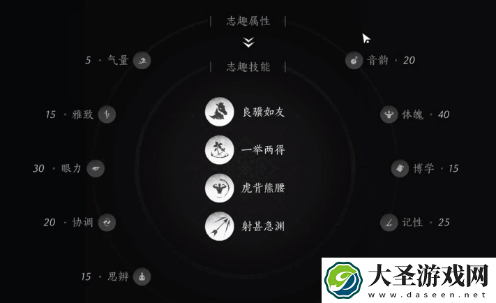 燕云十六声志趣天赋选哪个