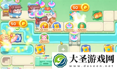 保卫萝卜4梁波波与祝秋秋第12关过关攻略