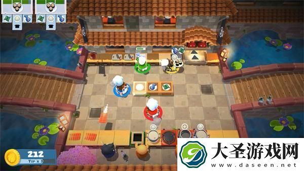 疯狂厨房2双人模式怎么玩