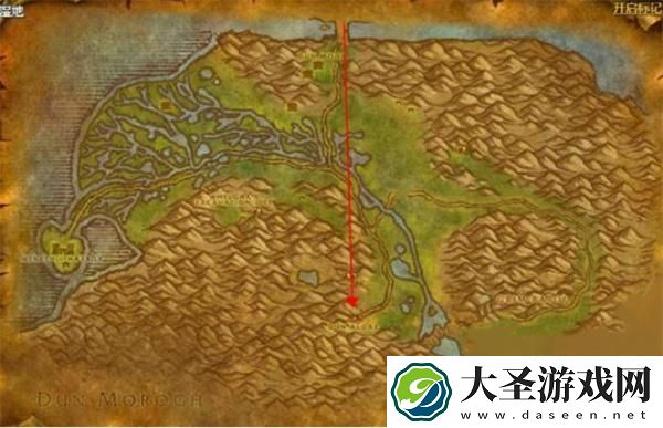 魔兽世界荒芜之地在哪个地图