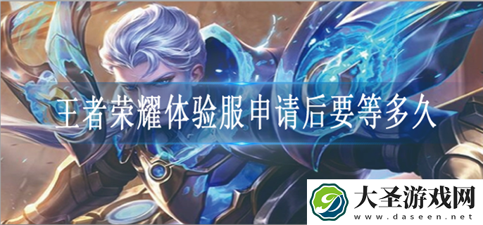 王者荣耀体验服申请后要等多久