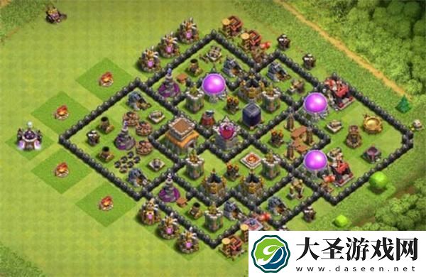 部落冲突8本最强布阵2024