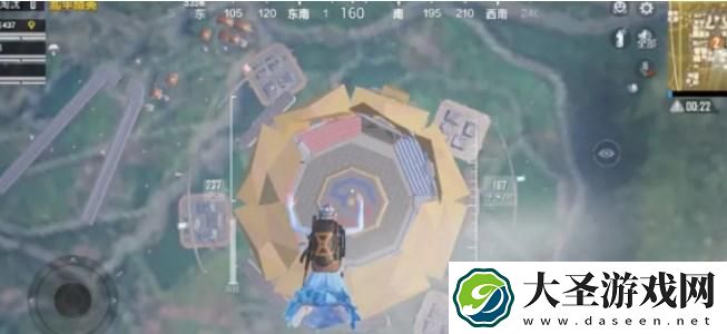 和平精英天空赛场八角笼在哪