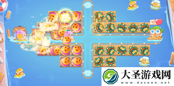 保卫萝卜4暖暖汤泉第10关怎么过