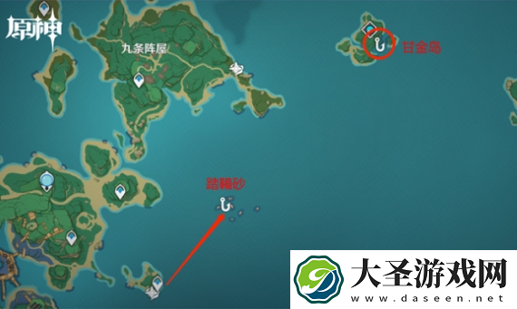原神稻妻钓鱼点在哪
