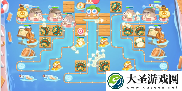 保卫萝卜4暖暖汤泉第3关怎么过