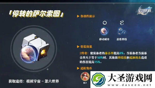 崩坏星穹铁道飞霄遗器搭配