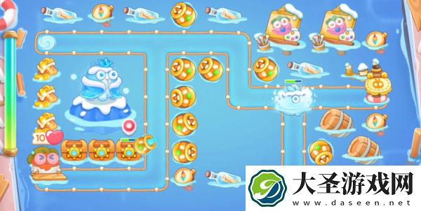 保卫萝卜4暖暖汤泉第7关怎么过