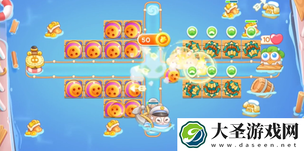 保卫萝卜4暖暖汤泉第10关怎么过