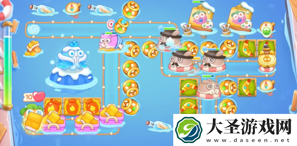 保卫萝卜4暖暖汤泉第7关怎么过