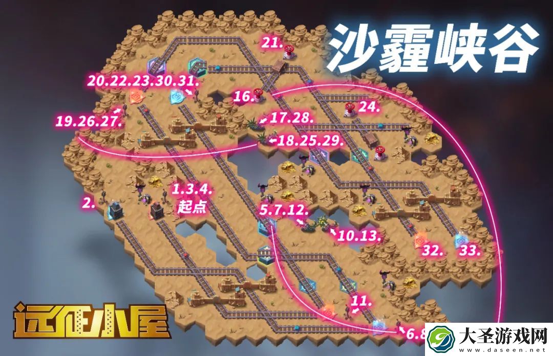 剑与远征沙霾峡谷怎么过