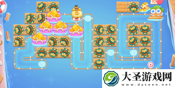 保卫萝卜4暖暖汤泉第1关怎么过