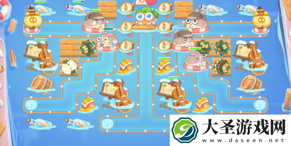 保卫萝卜4暖暖汤泉第3关怎么过