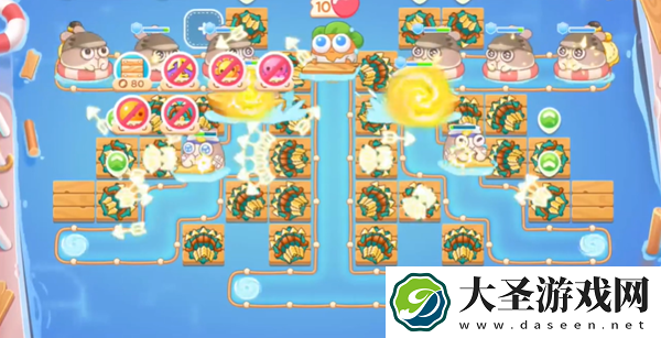 保卫萝卜4暖暖汤泉第3关怎么过