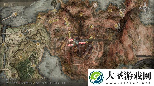艾尔登法环盖利德地图探索收集攻略