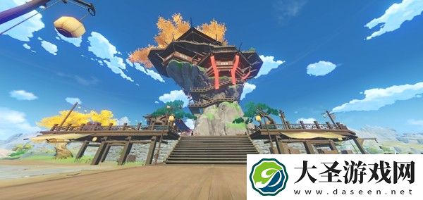 原神望舒客栈假山宝藏地图位置