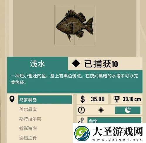 渔帆暗涌各海域鱼类分布特点说明渔帆暗涌鱼类分布一览