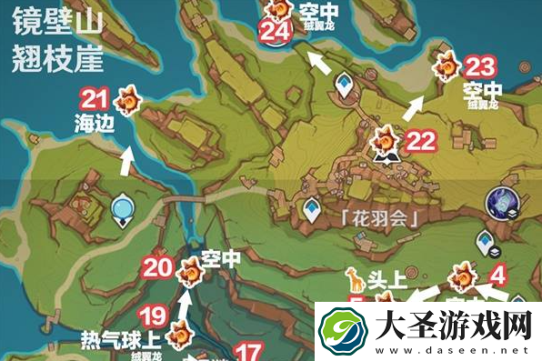 原神5.2新增火神瞳全收集攻略