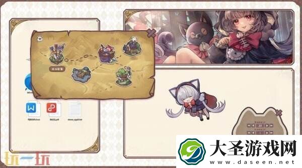 挂机向桌宠游戏桌面小猫娘现已正式发售