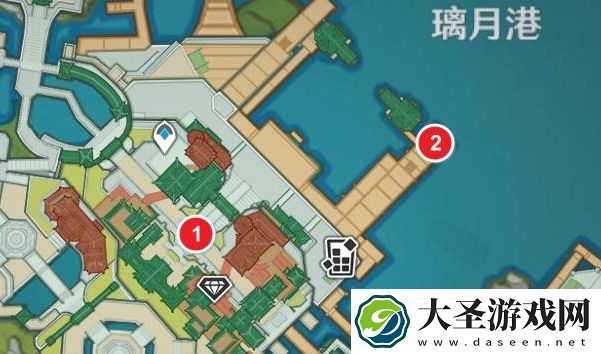 原神海灯节烟花筒在哪