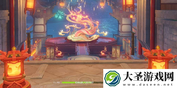 原神海灯节烟花筒在哪