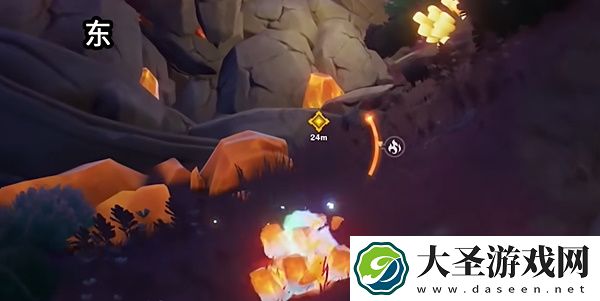 原神黑石湮落白石下怎么过