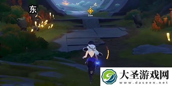 原神黑石湮落白石下怎么过