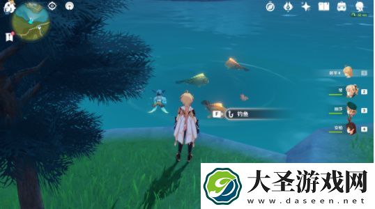 原神蒙德钓鱼点位置一览