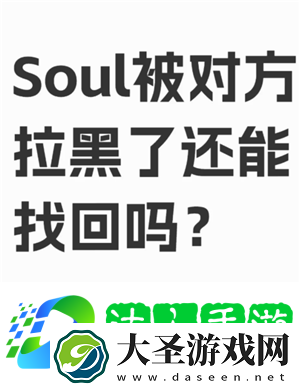 soul被拉黑了怎么才能联系对方