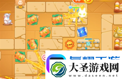 保卫萝卜4法老归来第119关过关攻略