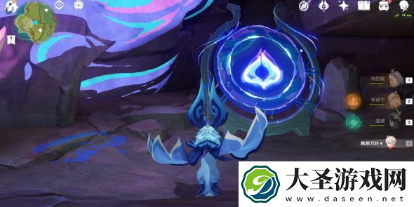 原神烟谜主3个触摸门在哪