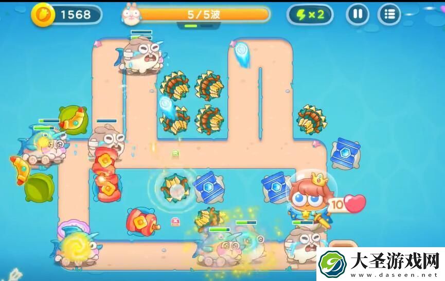 保卫萝卜4海的闺女第66关怎么过
