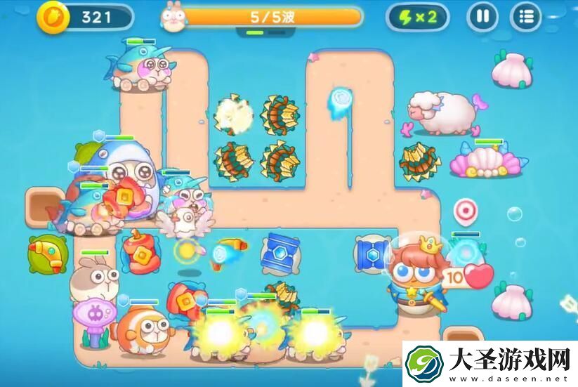 保卫萝卜4海的闺女第66关怎么过