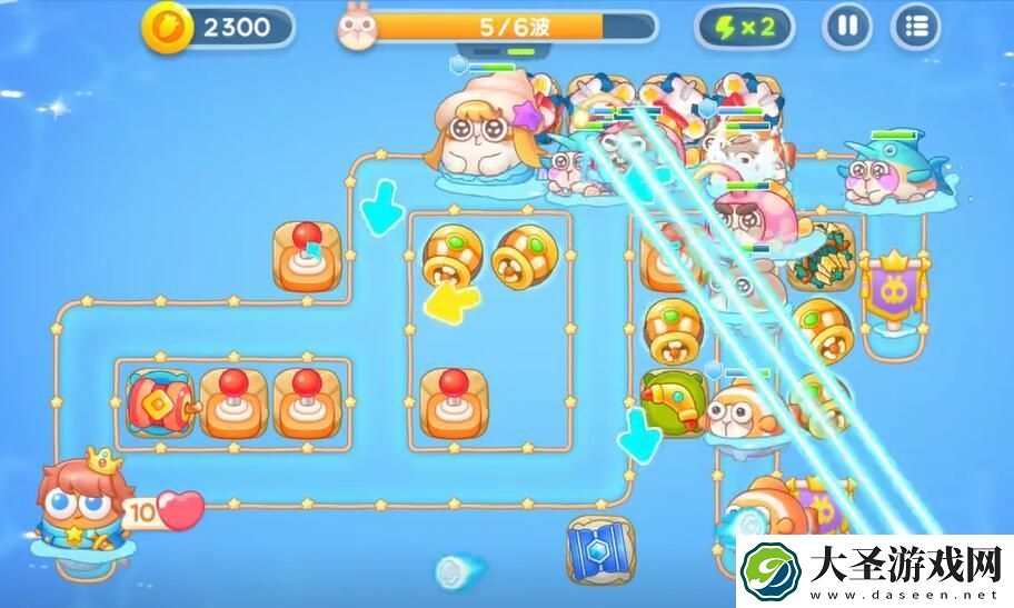 保卫萝卜4海的闺女第66关怎么过