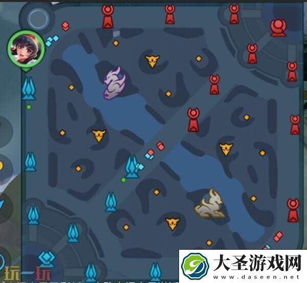 王者荣耀S39赛季王者峡谷调整！新增传送阵激活图标！