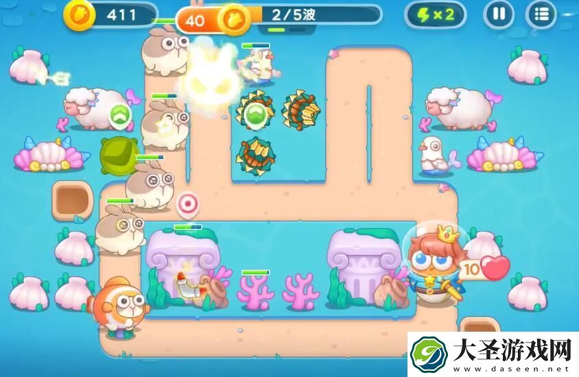 保卫萝卜4海的闺女第66关怎么过