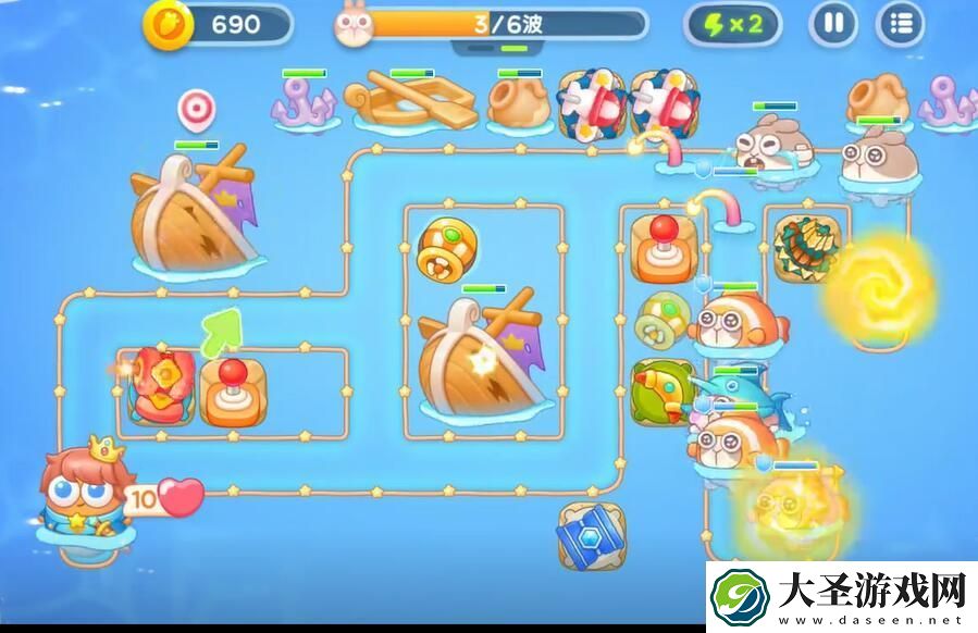 保卫萝卜4海的闺女第66关怎么过