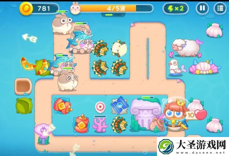 保卫萝卜4海的闺女第66关怎么过