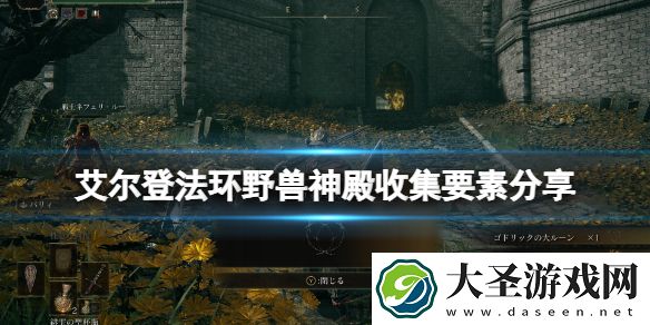 艾尔登法环野兽神殿收集要素分享
