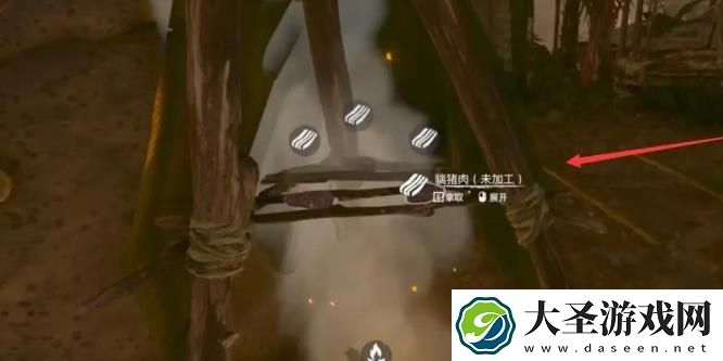 绿色地狱竹制熏肉架使用方法