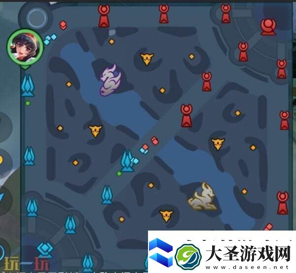王者荣耀S39赛季王者峡谷调整！新增传送阵激活图标！
