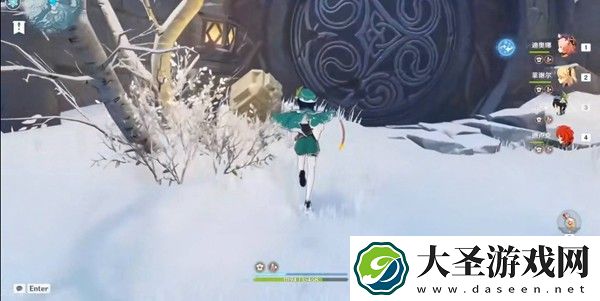 原神雪山3个匣子打开哪个密室