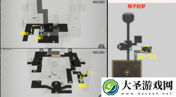 崩坏星穹铁道稚子的梦梦境迷钟全收集攻略