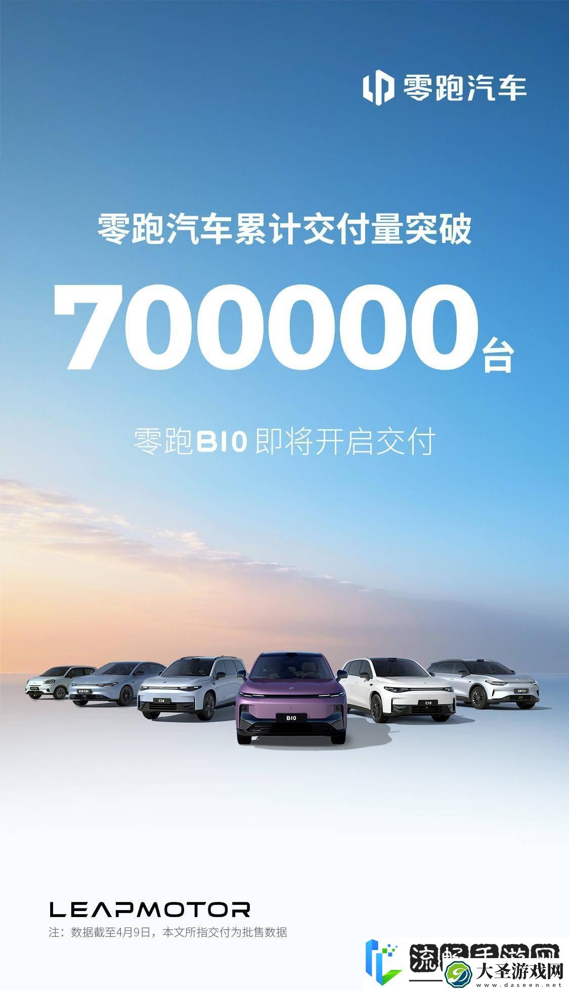 零跑汽车累计交付破70万大关