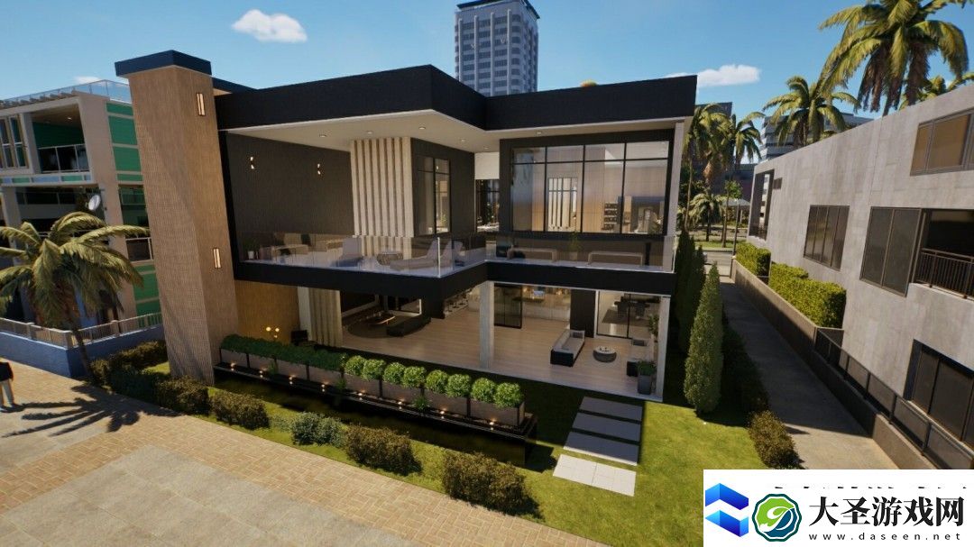 inZOI现代海滩别墅地产分享