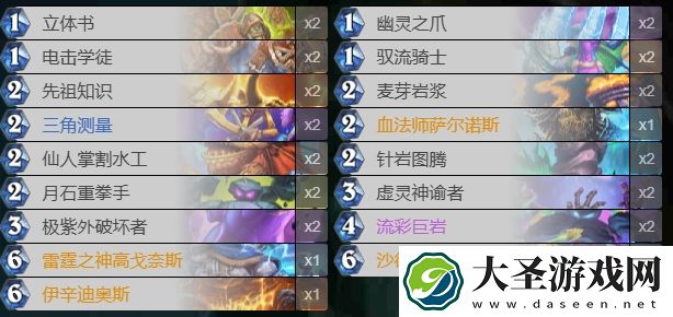 炉石传说星际英雄传版本借用卡组一览