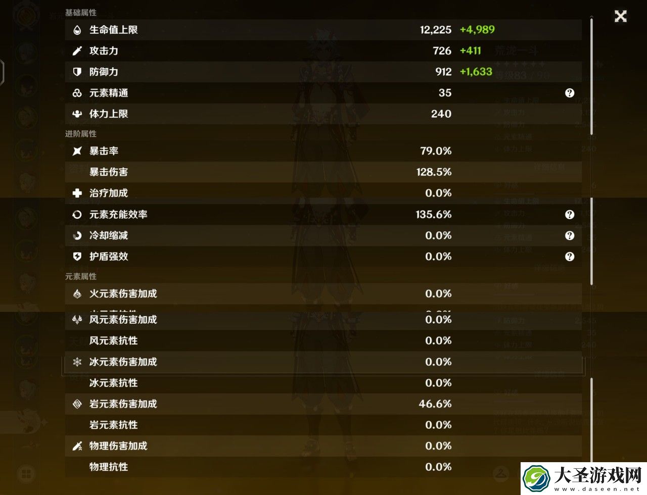 原神这个一斗面板毕业了吗
