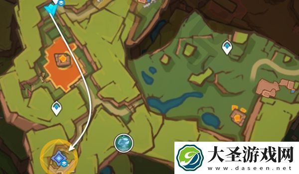 原神群山的影子怎么过