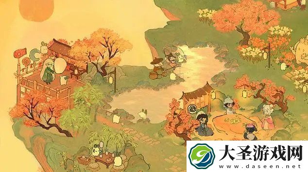 桃源深处有人家二岛布局