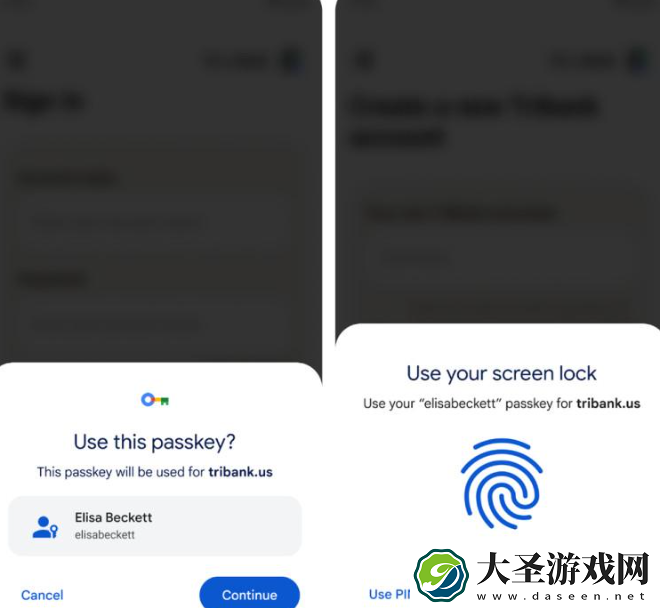 谷歌账号已支持Passkey登录